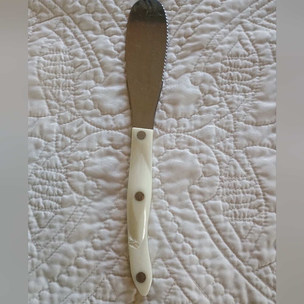 Vintage 90s Cutco 1768 Pearl White Spatula Spreader